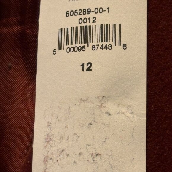 Banana Republic Blazer Sz 12 Red / Wine  BurgundyTailered  Jacket Cardigan $280 - Picture 13 of 13